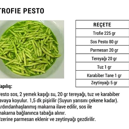 Pesto Trofie Kiti (4 Kişilik)